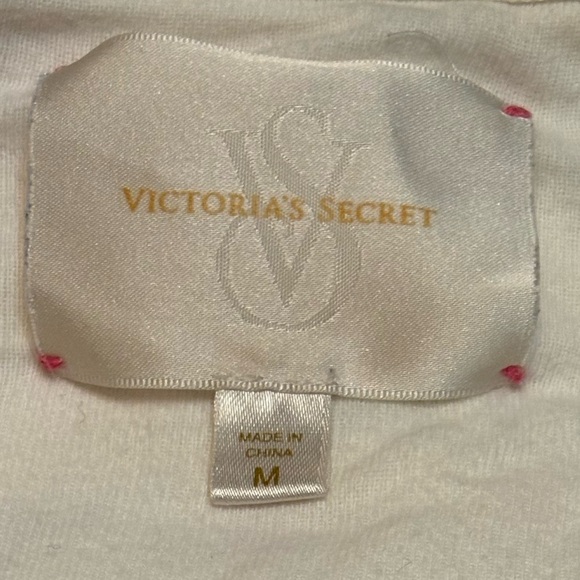 Victoria’s Secret Logo Waffle Knit Henley Top & Matching Joggers set size M - Picture 3 of 14